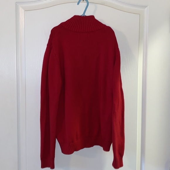 Boys Chaps half zip red sweater - Picture 4 of 4
